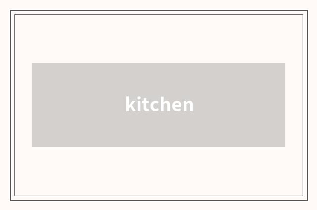 kitchen