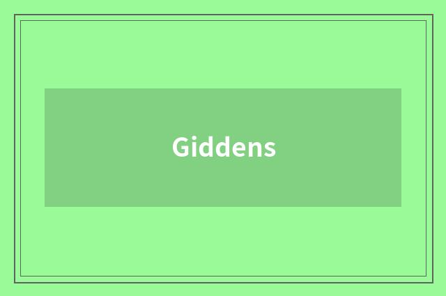 Giddens