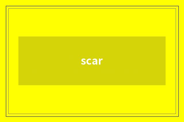 scar