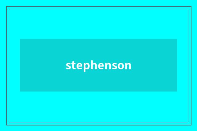 stephenson
