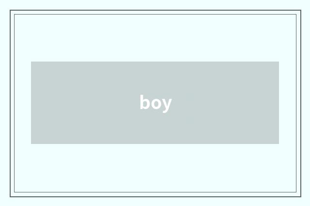 boy