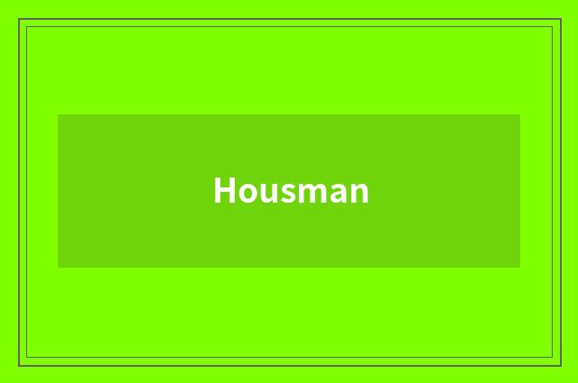 Housman