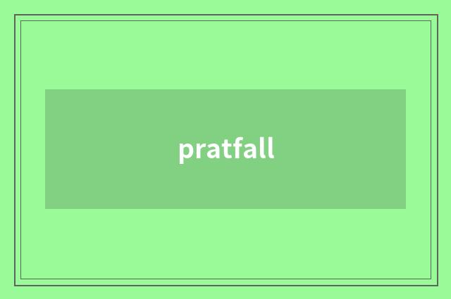 pratfall