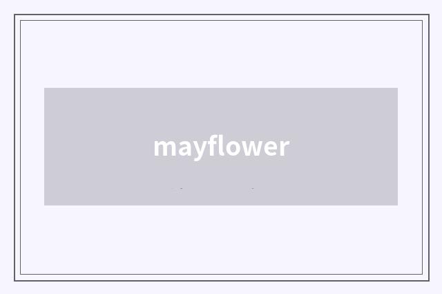 mayflower
