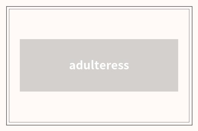adulteress