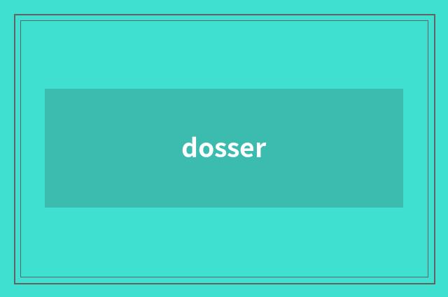 dosser