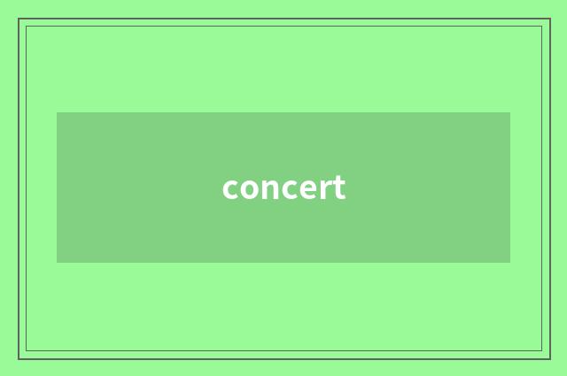 concert