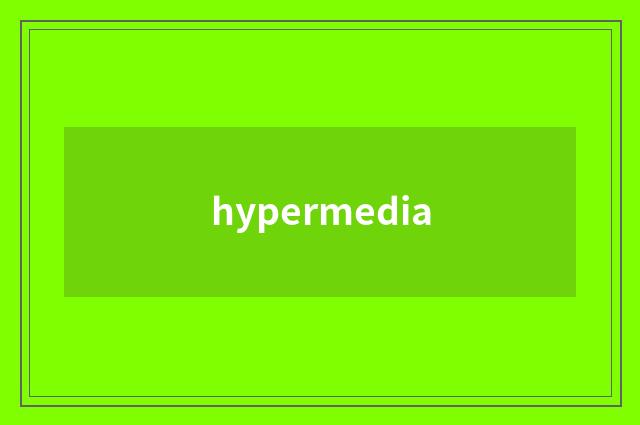 hypermedia