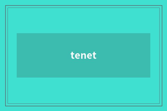 tenet