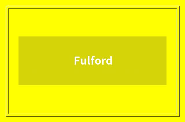 Fulford