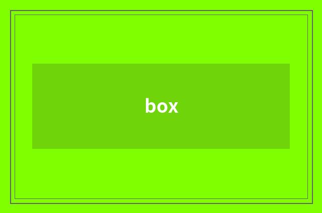 box