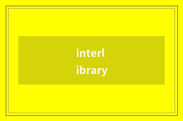 interlibrary