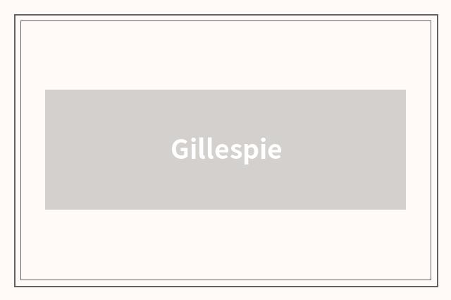 Gillespie