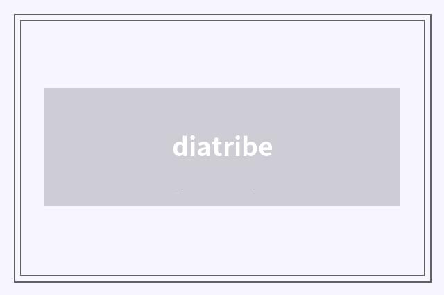 diatribe