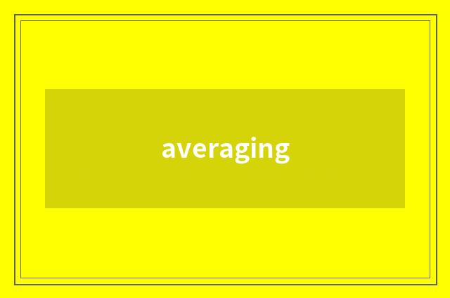 averaging