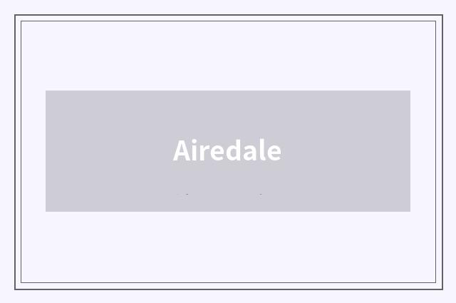 Airedale