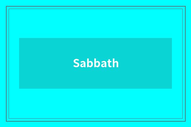 Sabbath