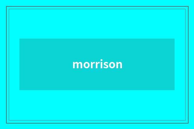 morrison