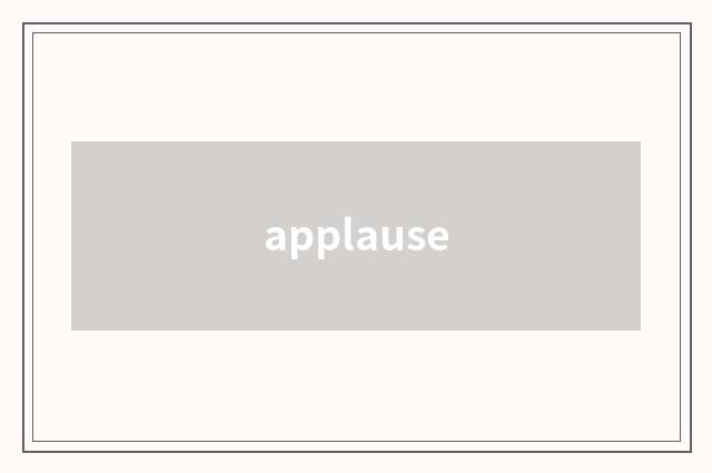 applause