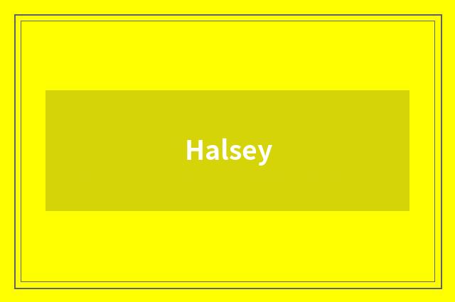 Halsey