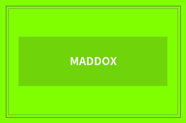 MADDOX