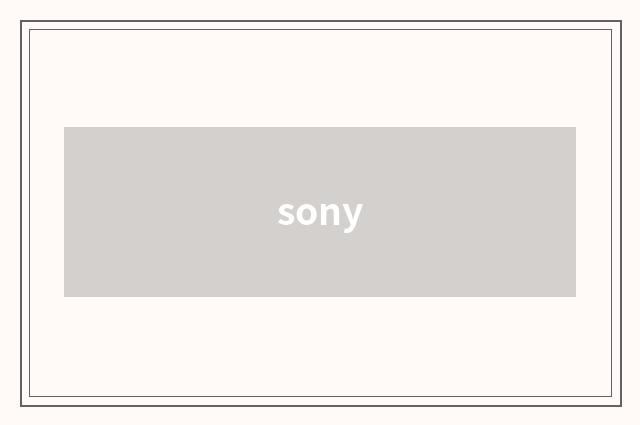 sony
