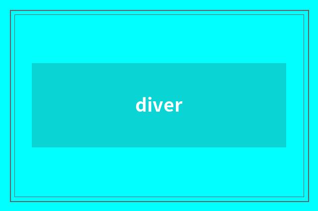 diver