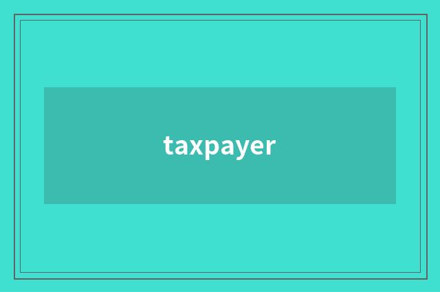 taxpayer