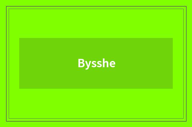 Bysshe