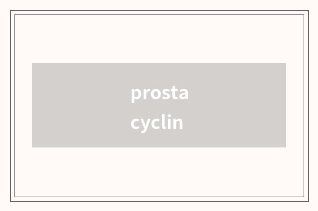 prostacyclin