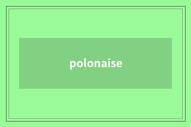 polonaise