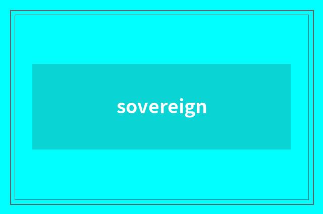 sovereign