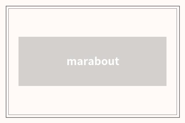 marabout