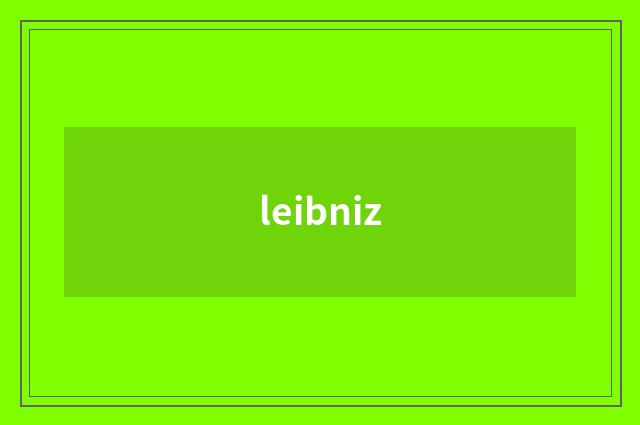 leibniz