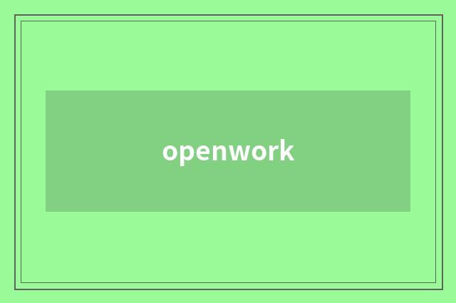 openwork
