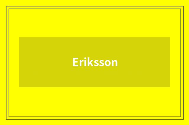 Eriksson
