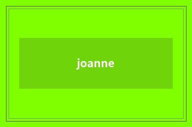 joanne