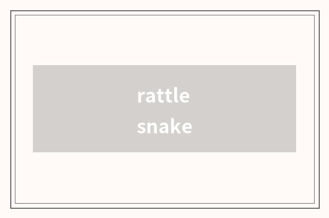 rattlesnake