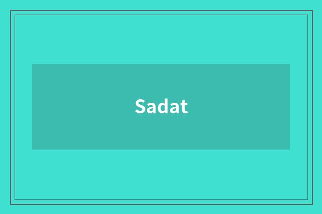 Sadat