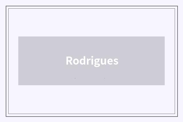 Rodrigues