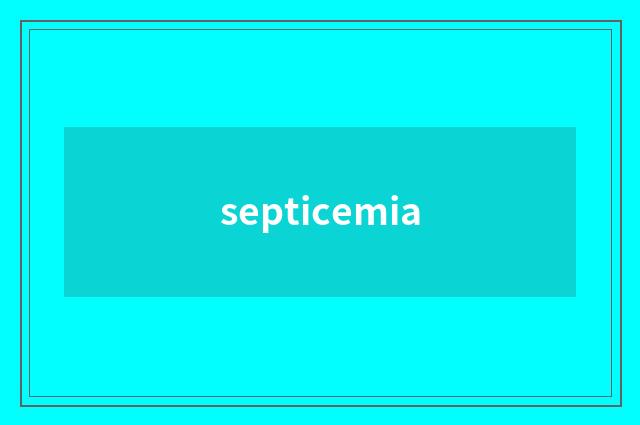 septicemia
