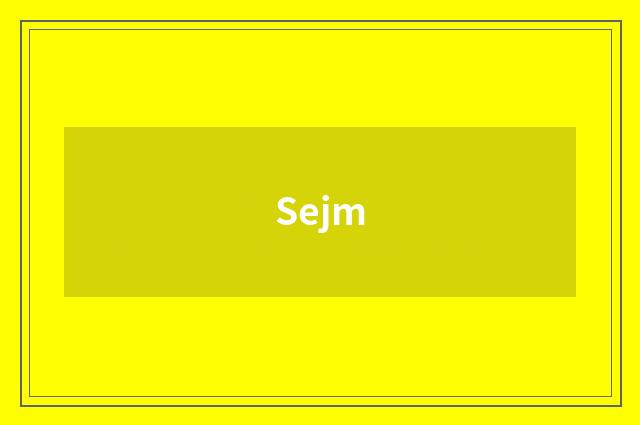 Sejm