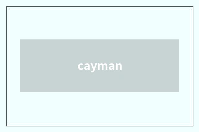 cayman