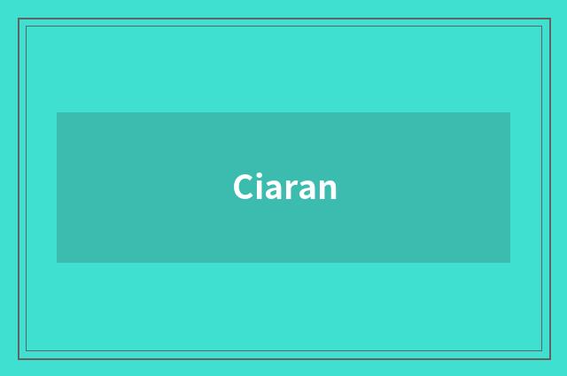 Ciaran