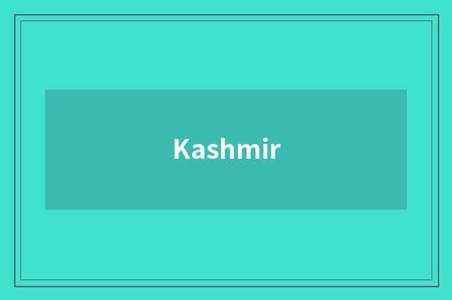 Kashmir