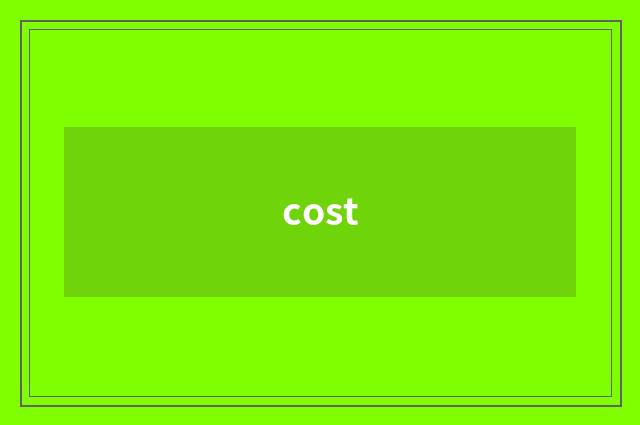 cost