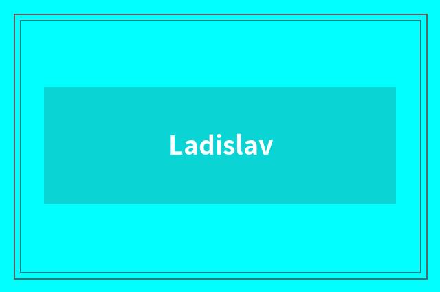 Ladislav