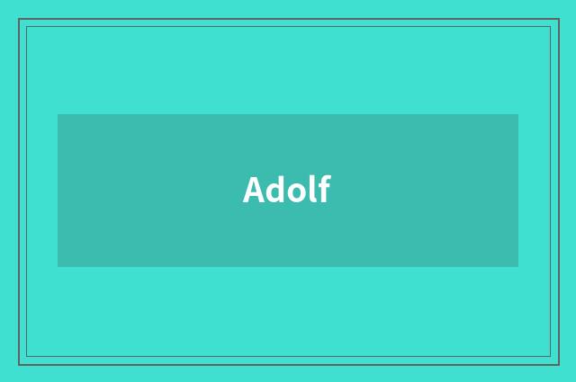 Adolf