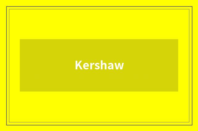 Kershaw