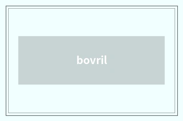 bovril